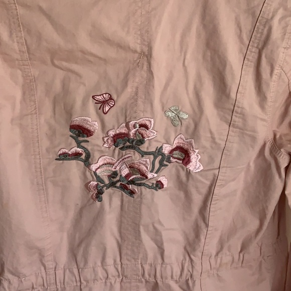 Pink embroidered army jacket - Picture 2 of 4